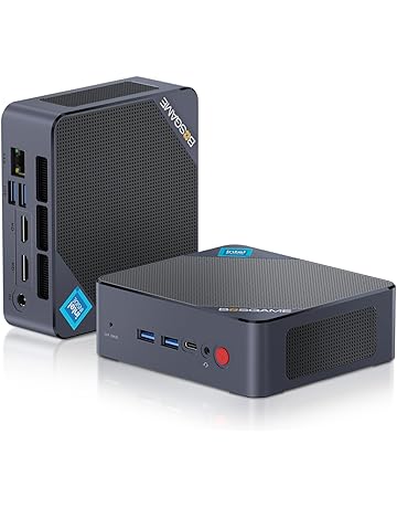 BOSGAME Mini PC Intel 12th N100 Mini Computers 16GB DDR4 512GB SSD Mini Desktop PC, Dual HDMI,4*USB Gen3.2,Type-C, WiFi5, BT4.2, 2.5G LAN