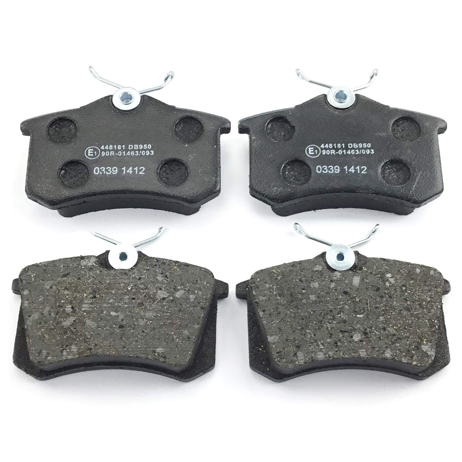 NB Parts Germany 10022225 Rear Disc Brake Pad Set : Amazon.co.uk 
