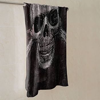 BABYL  フードタオル　初期型　スカル　初代クラッシュロゴ Amazon｜Vensaths フェイスタオル 40*70cm片面スカル ドクロ 髑髏柄印
