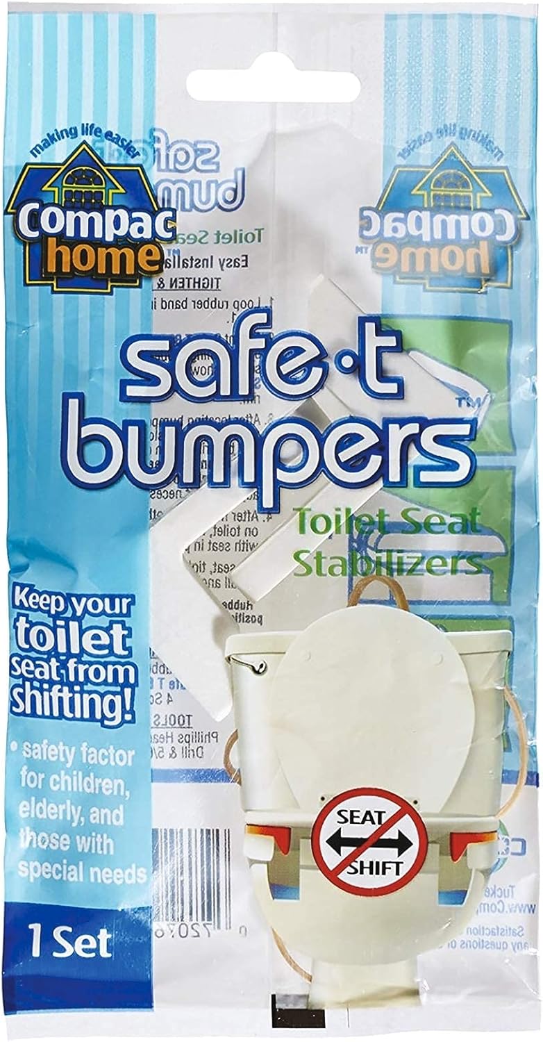 SafeTBumpers Wobbly Toilet Loo Seat Stabilisers Stop Slipping