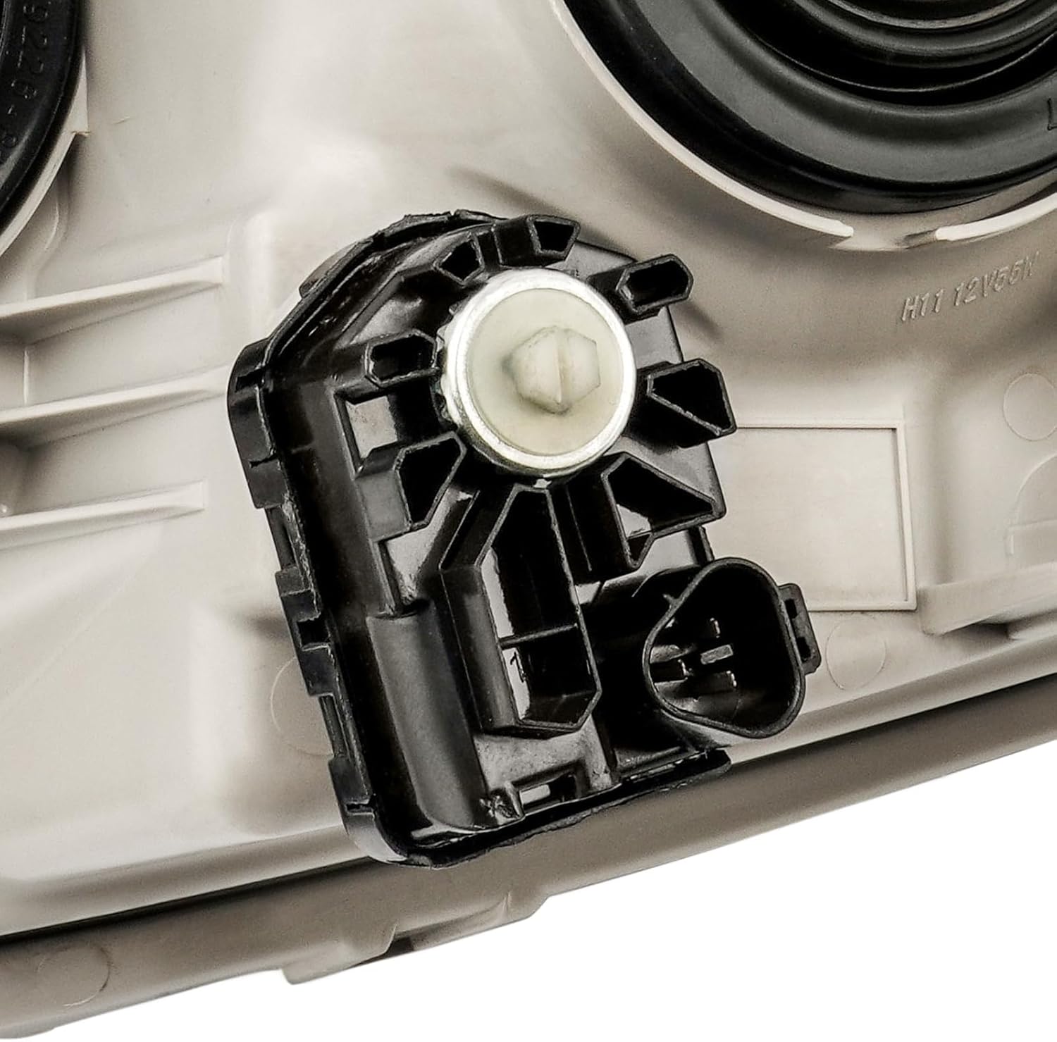 KAX Headlight Assembly, Chrome Housing Fit for Highlander 2011-2013 Amber Reflector a Pair