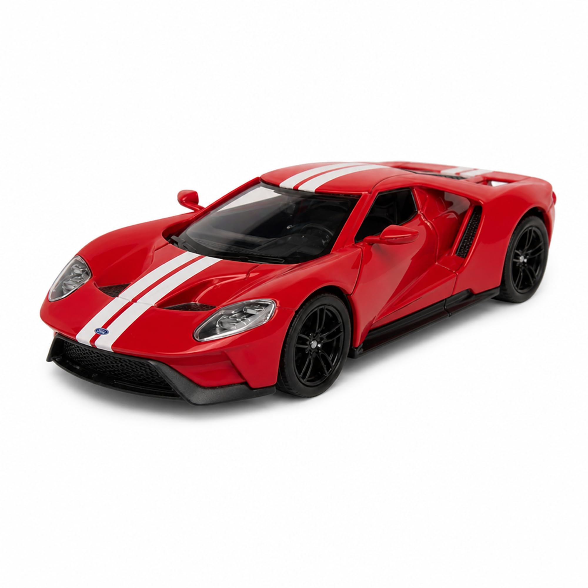 Wizplex MSZ Ford GT 1:43 Scale Officially Licensed Die Cast Metal Car — Pull Back Supercar with Openable Front Doors, Collectible Showpiece for Kids 6+ & Car Enthusiasts-image-32