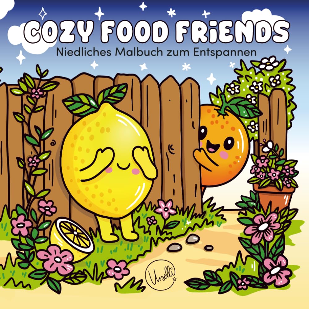 COZY FOOD FRIENDS: Niedliches Malbuch zum Entspannen