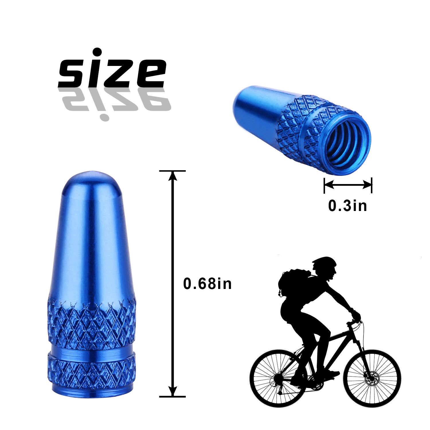 10 pièces vélo vélo Fixie vtt Presta roue jante pn... - Grandado