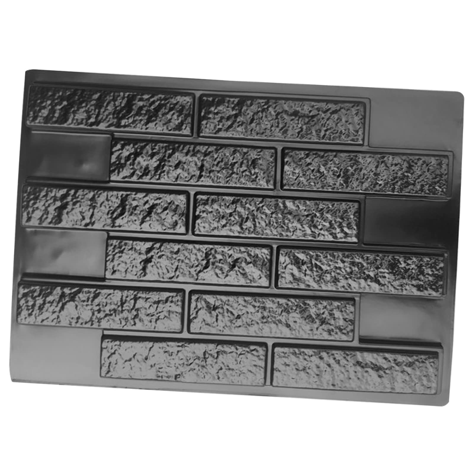 Keenso Forma ścienna, Forma Betonowa z Tworzywa ABS, 49 X 68,5 X 2,6 Cm Odporna na Zużycie Nadająca się do Recyklingu do Dekoracji ścian na Patio w Ogrodzie