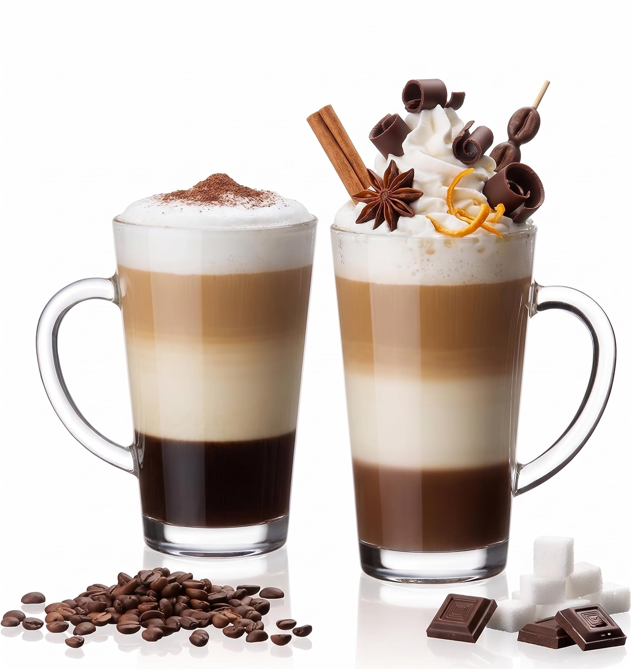 Westmark Set Di 4 Cucchiaini Da Latte Macchiato, Acciaio Inox 18/10, Pratici E Resistenti, Manico Lungo