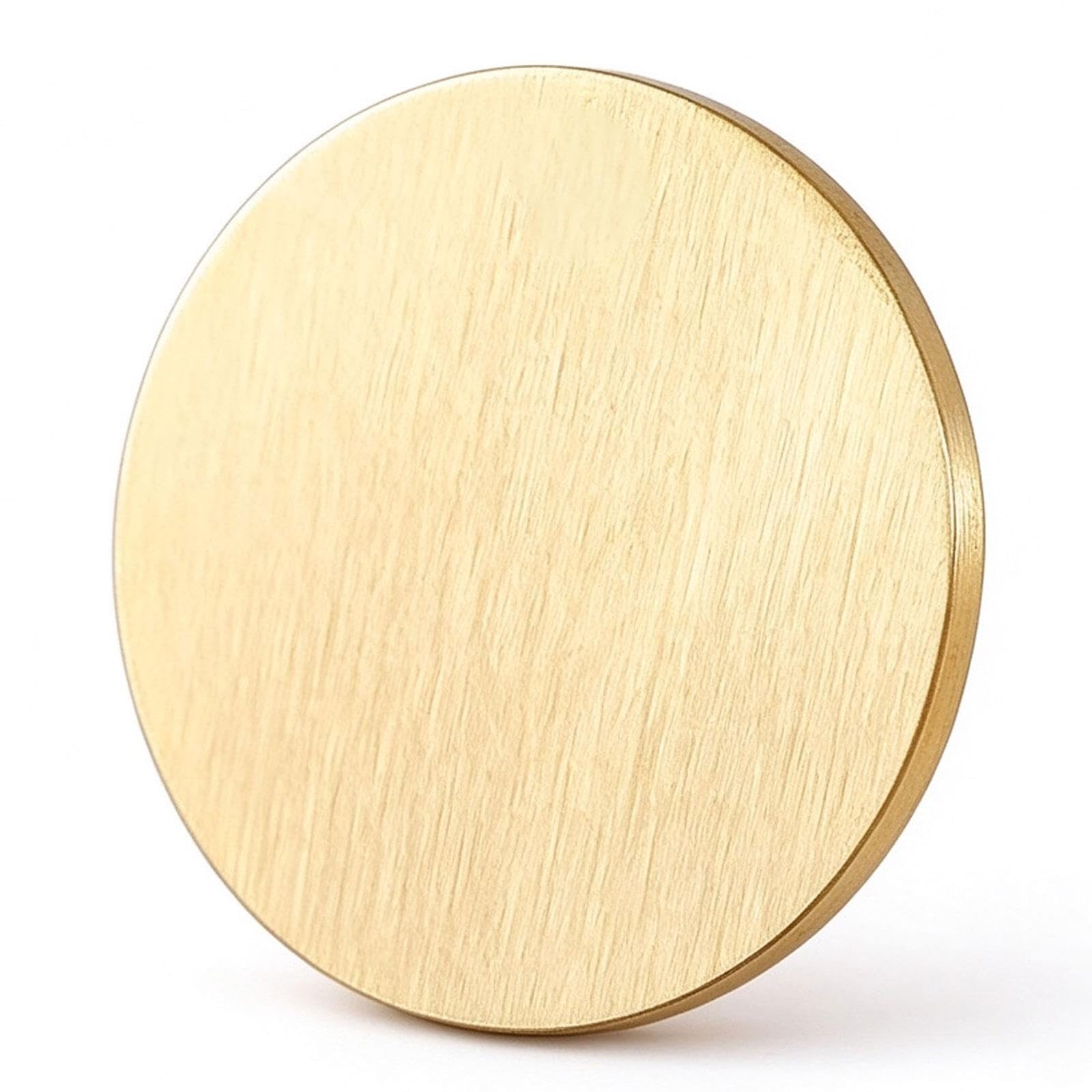 Disques ronds en laiton H62, 3 mm, flans pleins, 10-200 mm