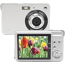 Digital Camera, 4K Autofocus HD 2.7 Inch TFT Screen 8X Zoom 44MP Digital Camera Anti Shake Compact Camera for Kids Beginners Teenagers Travel Photography Vlogging