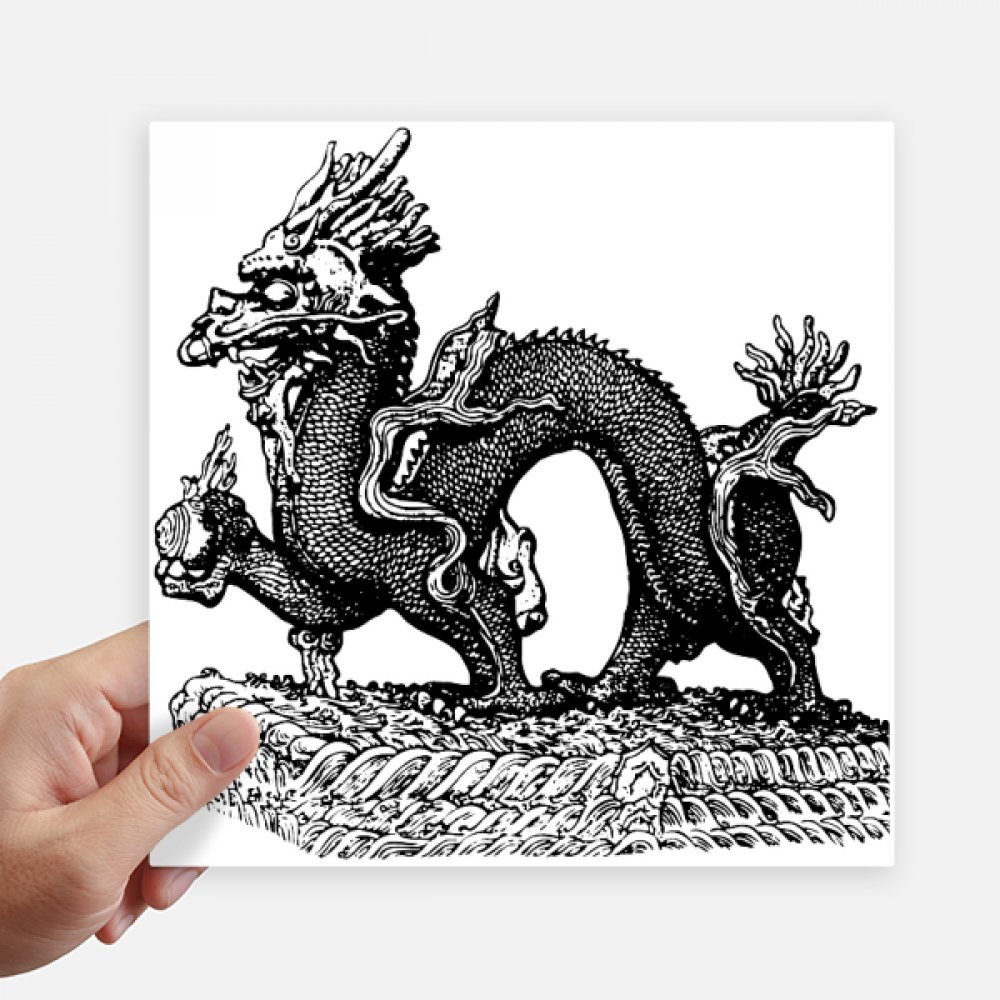 Chine culture autocollant 20cm pour masquer les rayures de valise et décorer un mur