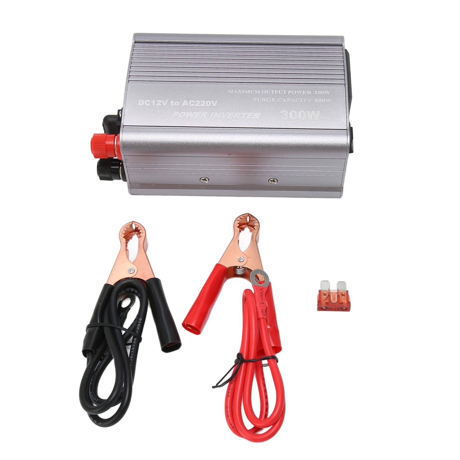 Generic 300W/600W Pure Sine Wave Inverter, 12V DC to 220V AC, Office Use