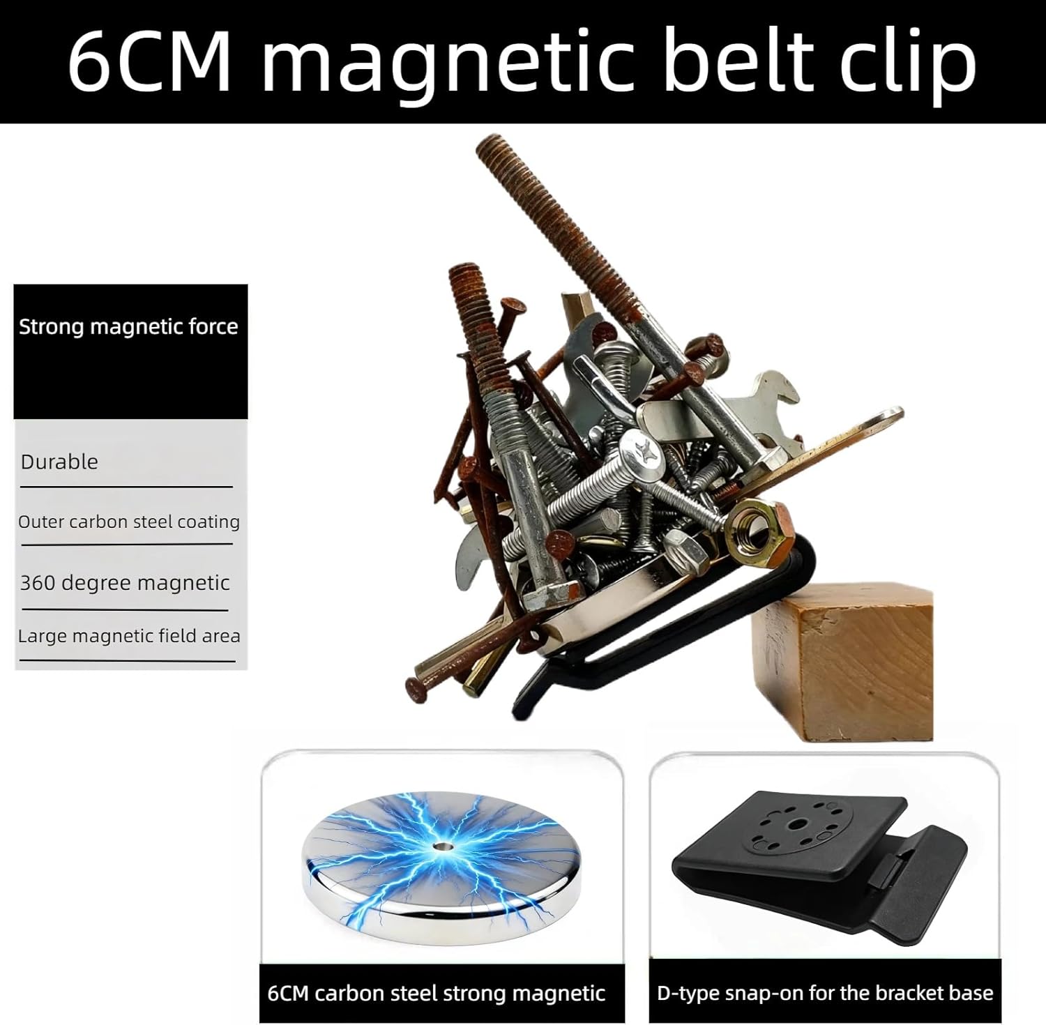Magnetic Tool Holder,Large Size Designed for Holding Hardware Tools Such as Hammers,Sockets,Pliers,Screw Drivers, Wrench,or Any Magnetic Tools