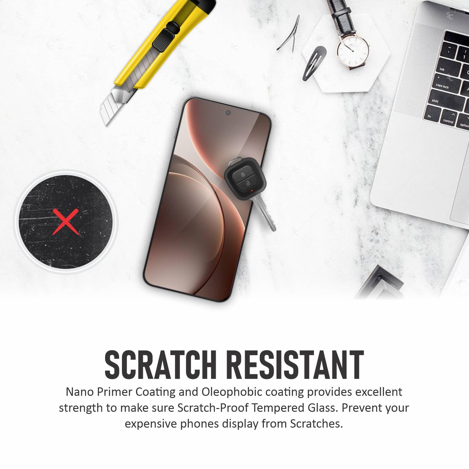 SupCares Tempered Glass for Oppo Find X9 (6.59 Inch) With Installation Kit | 9H Edge to Edge Screen Protector | Black — Amazon image 5