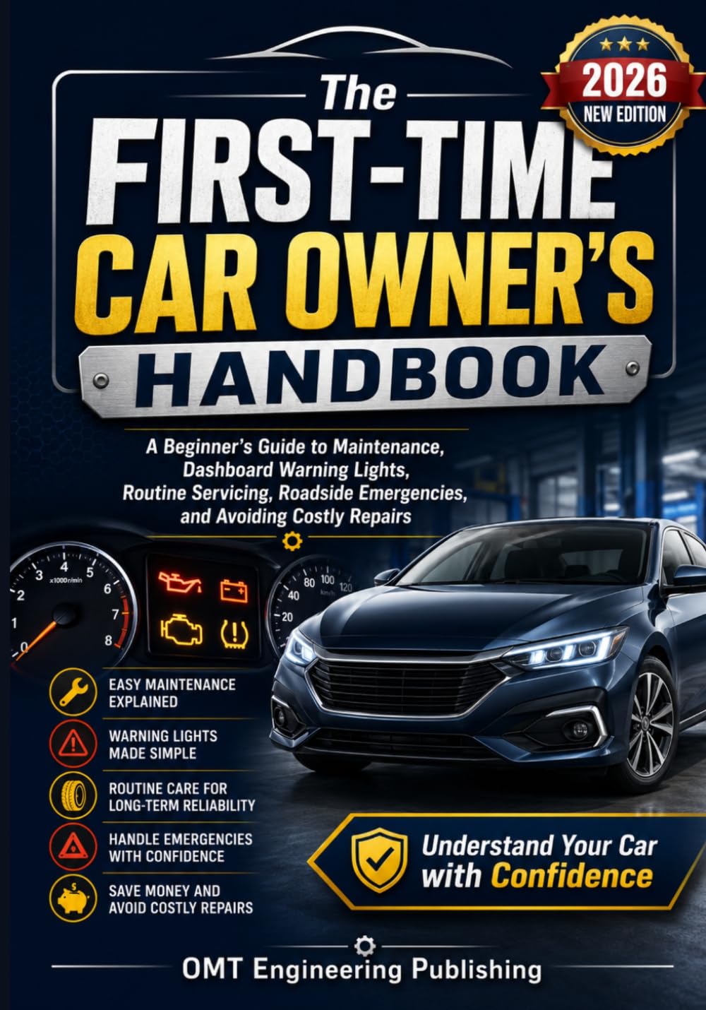The First-Time Car Owner’s Handbook: A Beginner’s Guide to Maintenance, Dashboard Warning Lights, Routine Servicing, Roadside Emergencies, and Avoiding Costly Repairs