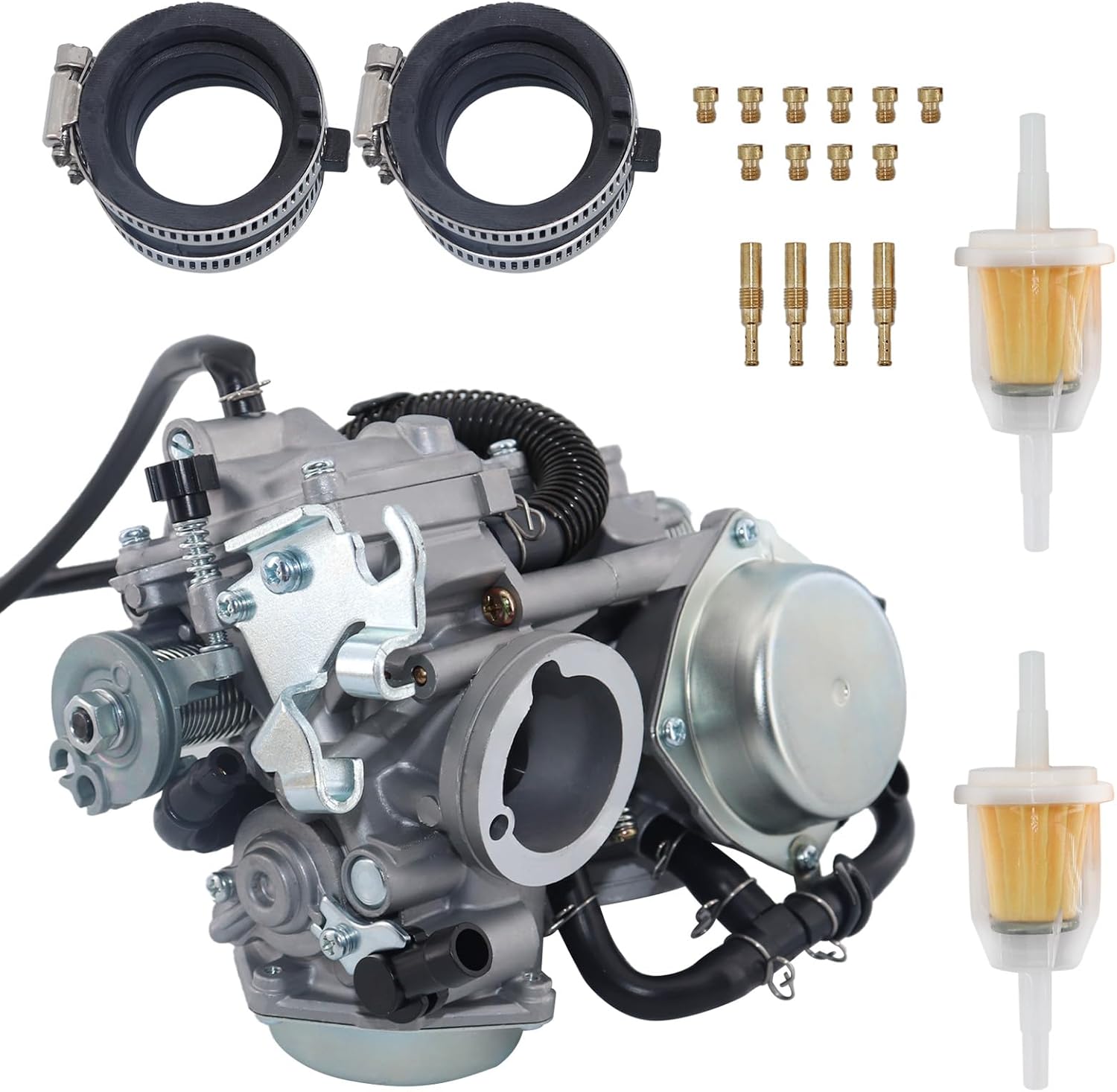 JIK 16100-MBA-980 Carburetor For Honda Shadow Spirit VT750 VT750C2 ACE 750 VT750C VT750DC 1998-2003 with Intake Manifold ELEMENT AIR CLEANER