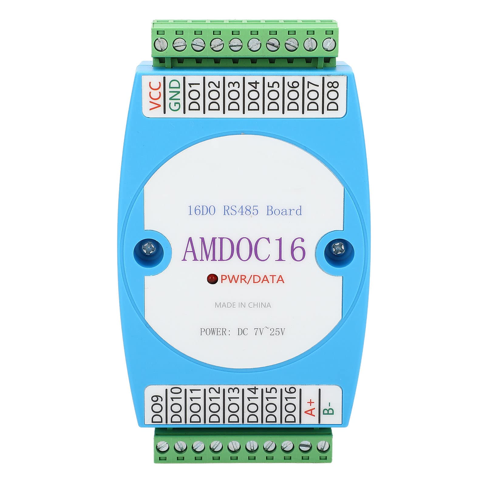 Scheda di Controllo IO a 16, Scheda di Controllo IO a 16, Modulo IO RS485 Modulo Scheda di Controllo Segnale RS485 Scheda di Controllo Uscita Digitale DC 7-25V per Espansione PLC