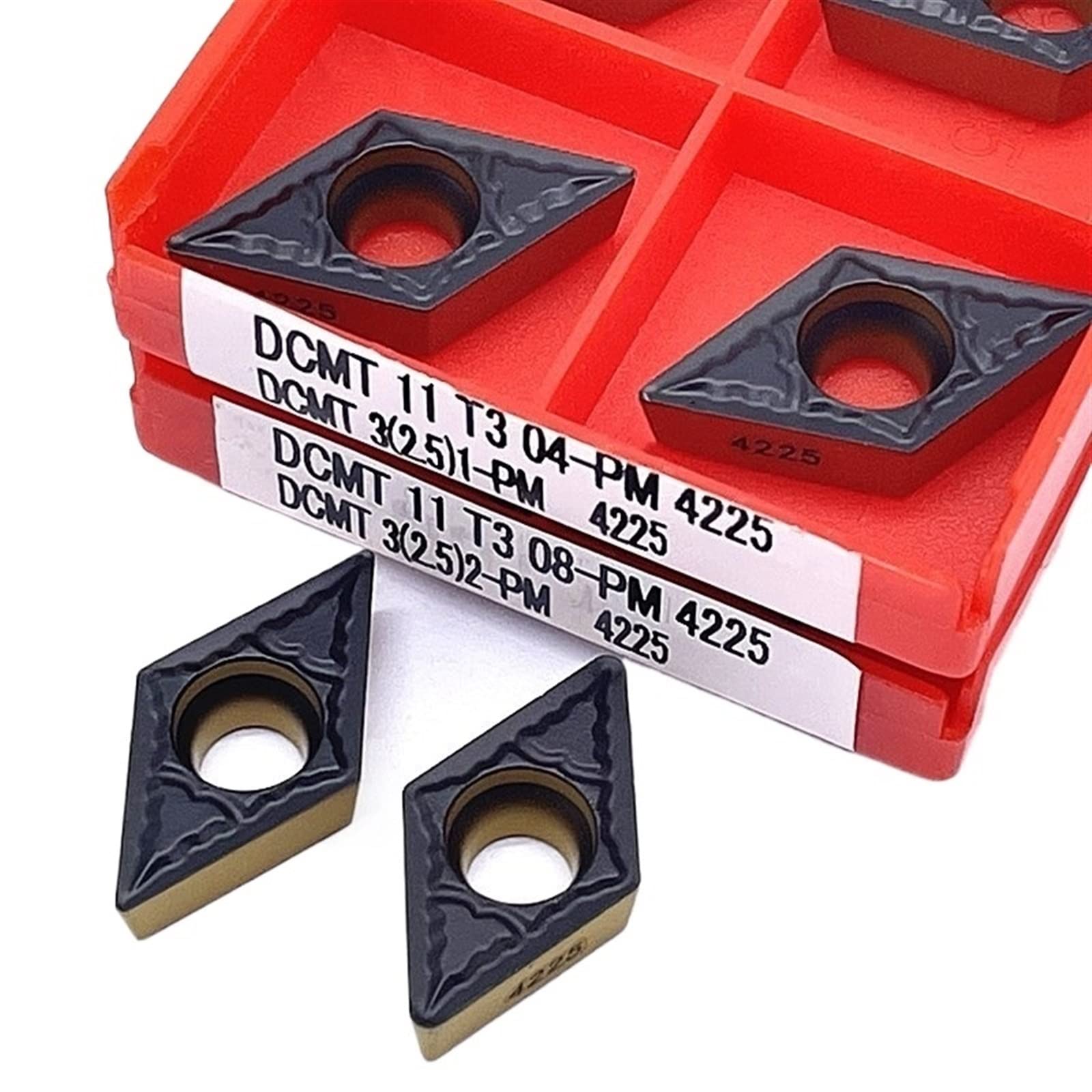 DCMT 3 (2.5) 1-PM / DCMT11T304-PM Inserti In Carburo Indicizzabile - Foto 5