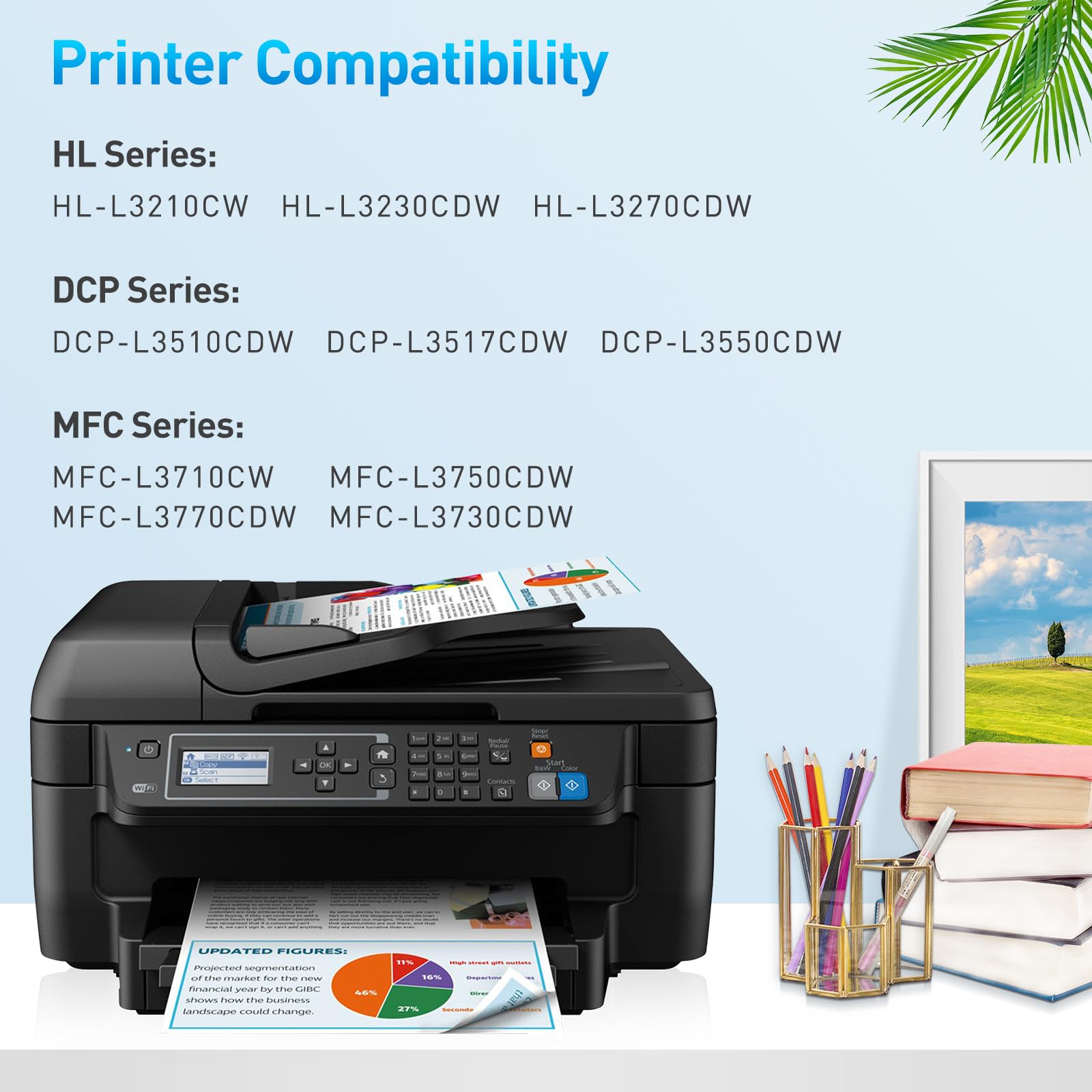 Stampante HP LaserJet 408dn - Stampa B/N 42ppm, Front/Back Auto, Rete - Foto 6