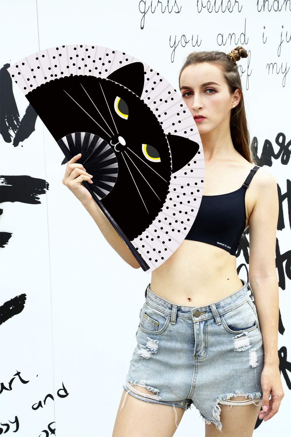 Amajiji Grande ventaglio pieghevole per uomo/donna, ventilatore portatile cinese giapponese Kung Fu Tai Chi, perfetto per raffreddare, ballare, regalo, Drag Queen, decorazione e matrimonio (rosso