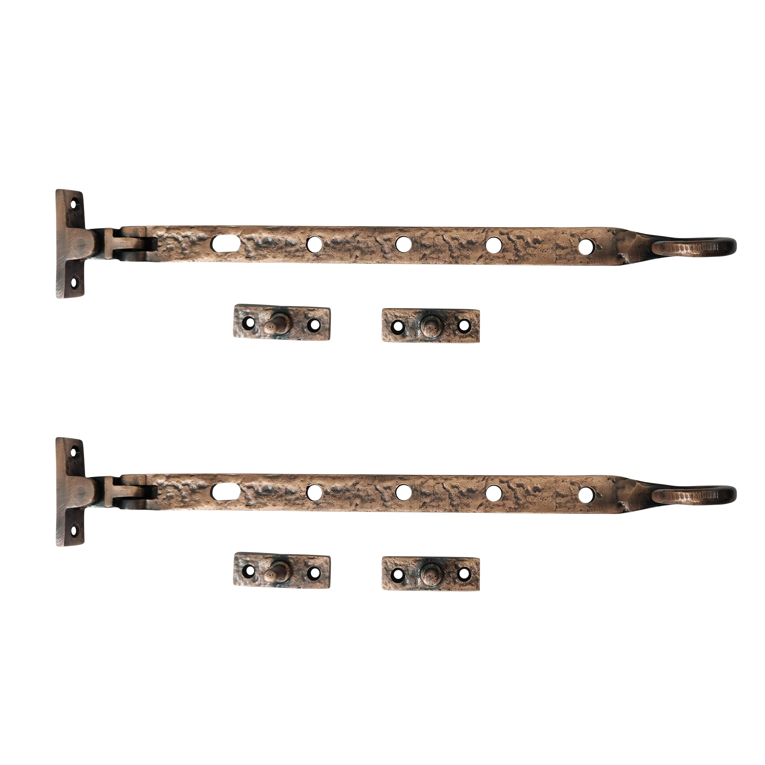 Adonai Hardware 9.50 Inch "Araunah" Antique Cast Iron Window Casement Stay (Supplied as 2 pieces per pack) - Matte Black Powder Coated — Amazon image 6