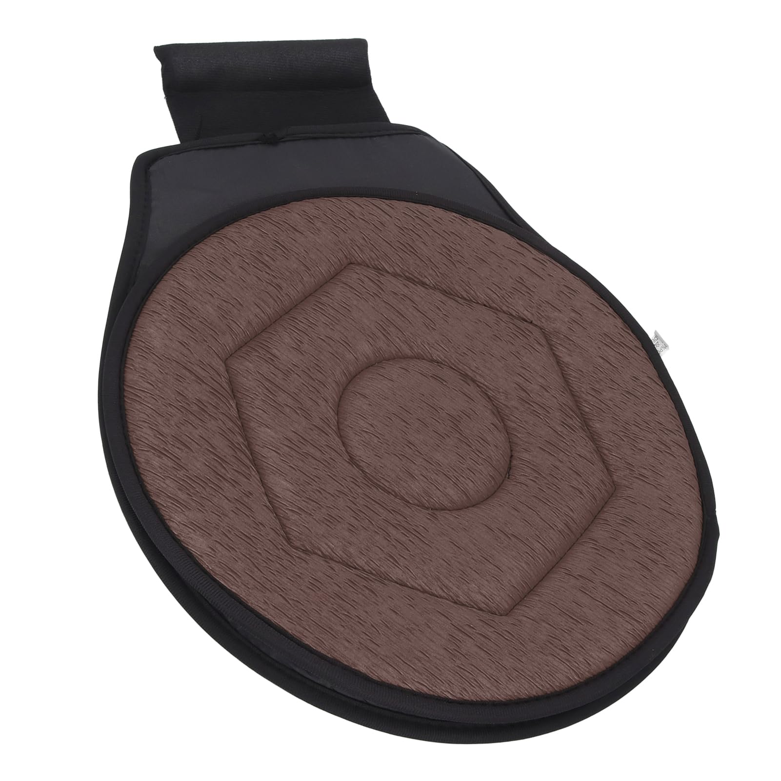 Poduszka Obrotowa do Samochodu, Poduszka Obrotowa o 360 Stopni, Miękka, łagodzi Zmęczenie Lędźwiowe u Osób Starszych (BLACK) (BROWN)