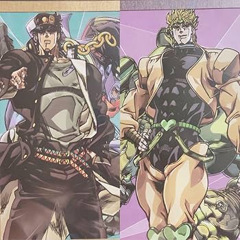 Amazon.co.jp: ジョジョの奇妙な冒険承太郎DIO 切絵 2点セット