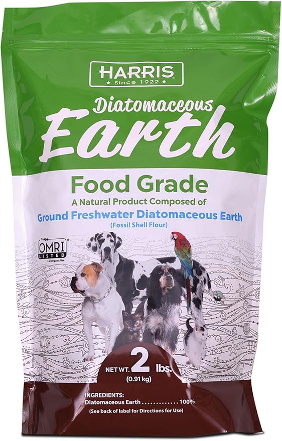 Harris Food Grade Diatomaceous Earth For Pets For Cats Dogs Horses And Pets 2lb Amazon Ca Pet Supplies