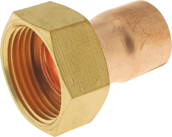 SOMATHERM FOR YOU, Raccord cuivre droit à souder Ø14 avec écrou tournant 15/21 - Sachet de 2 pièces - Idéal pour plomberie, réseaux d'eau sanitaire et chauffage - 4