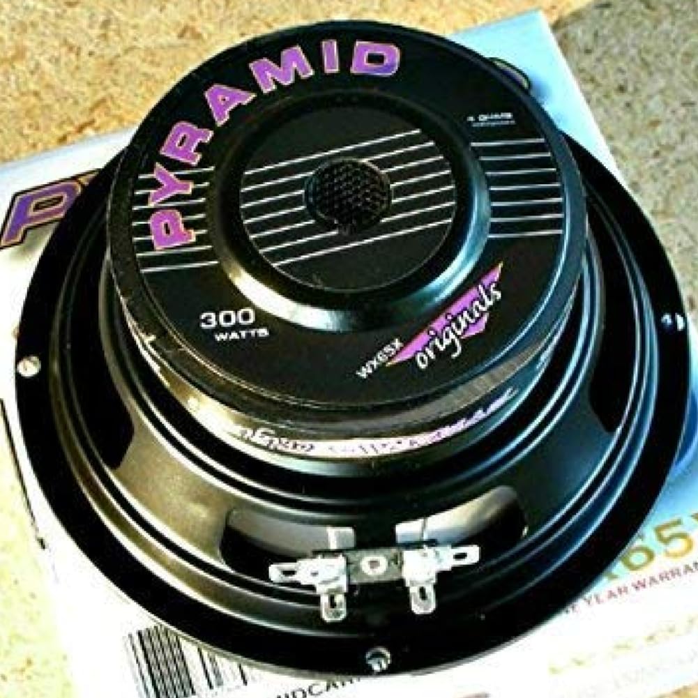 ZESTAW DO PYRAMID WX65X 2 głośniki niskotonowe dyfuzory 16,5 cm 165 mm 6,5" średnica 150 W RMS i 300 W maks. impedancja 4 ohm, do samochodów, w parach