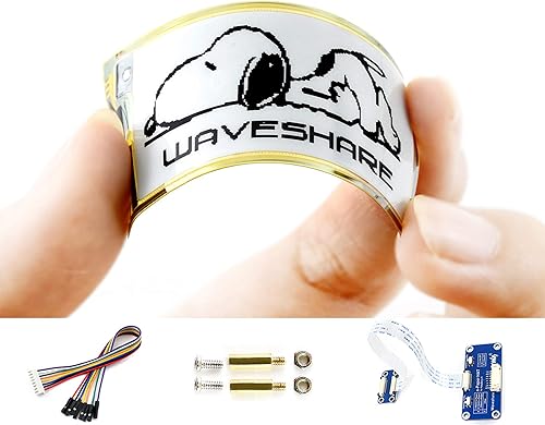 2.13 pulgadas Flexible E-Ink Display HAT para Raspberry Pi 4B3B+3B2BZeroZero WWH y Jetson Nano, 212X104 Pixel Blanco Negro Pantalla de dos colores