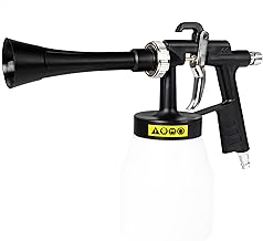 GAV Pistola ad Aria compressa NYCA T con effetto Vortice per Pulizia a secco e a liquido con Serbatoio da 700ml - Made in Italy