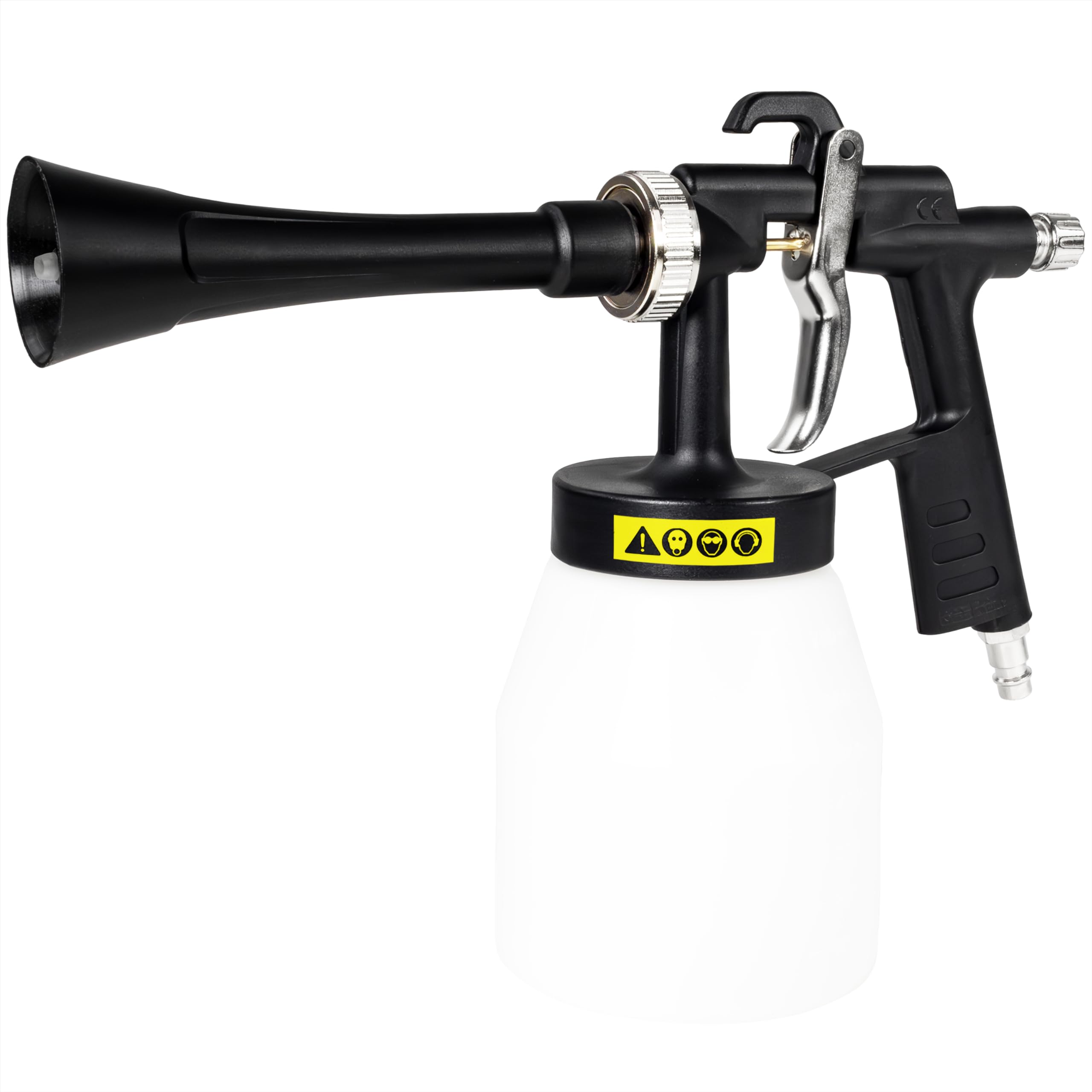 GAV Pistola ad Aria compressa NYCA T con effetto Vortice per Pulizia a secco e a liquido con Serbatoio da 700ml - Made in Italy