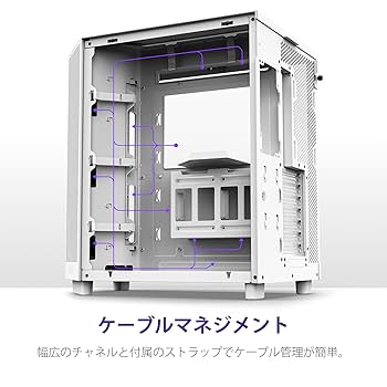 ホワイトフレア　空箱 Amazon | CORSAIR 6500X Mid-Tower Dual Chamber ミドルタワー型