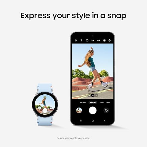 Miniatura 7 de Samsung Galaxy Watch FE 1.575 in LTE AI Smartwatch con seguimiento de fitness, sensor BIA, zonas HR personalizadas, rastreador de frecuencia
