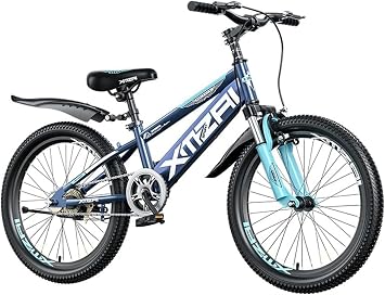 Amecke Bicycle, Kids Bicycle, Toddler Car, Bicycle, Childrens Bicycle, 18/20/22 inch, 6 to 14 Years Old, Boys and Girls, Bike, Practice Town Riding Bicycle, Auxiliary Handle, Saddle, Kickstand, Rear