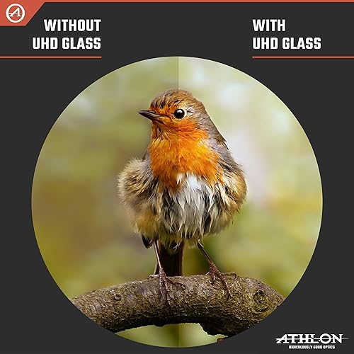 Miniatura 4 de Athlon Optics Midas G2 - Binoculares UHD de 8 x 42 para adultos y niños, impermeables, de alta potencia duraderos para observación de aves, caza,