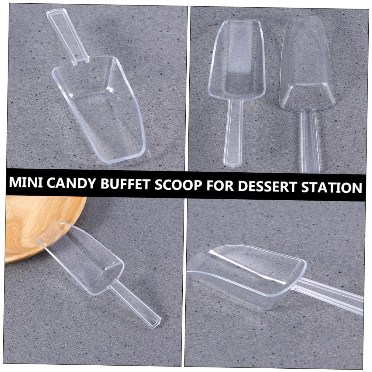 MAGICLULU 30 Piezas cuchara medidora poder de lavado pala de comida ice cream scoop soperas minitaza medidora cucharón pala de cubitos de hielo cuchara de el plastico.