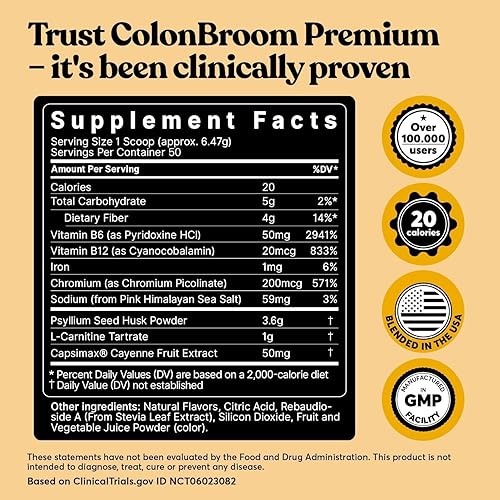 Miniatura 6 de ColonBroom Suplemento en polvo prémium (fresa, 50 porciones) + complejo de hongos, potente mezcla de hongos con cordyceps, reishi, shiitake,