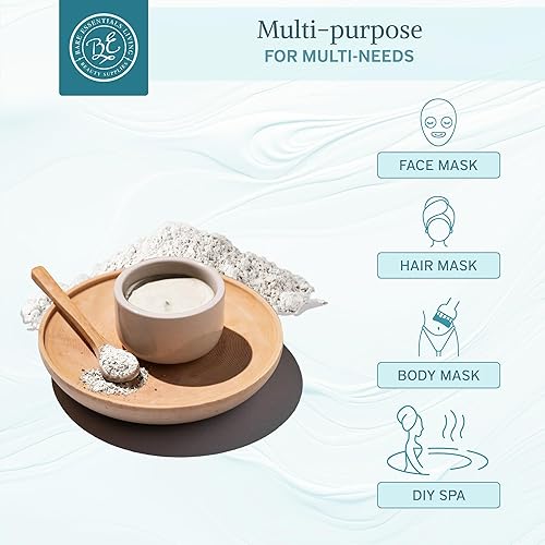 Miniatura 2 de Polvo de arcilla de caolín blanco natural, ideal para hacer mascarillas faciales de arcilla de spa, cabello, cuerpo, jabón, desodorante, bomba de