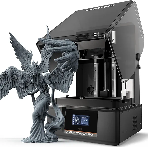 ANYCUBIC Resin 3D Printer, Photon Mono M7 MAX 13.6-inch 7K Mono LCD, High Precision, Temperature Control, Efficient Productivity, Large Printing Size of 11.73 x 6.46 x 11.81 Inch L-Mono M7 M