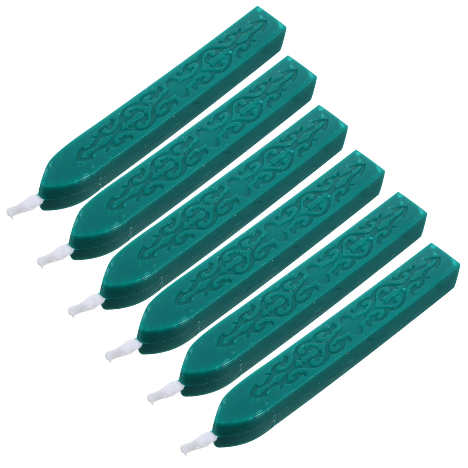 HOMSFOU 3 Set Dipingi Strisce Di Cera Umettante Sigillante Per Buste Sbucciare Scioglie Agente Sono Cera Da Sigillo Buste Autosigillanti Soia Dark Green 6 Pezzi*3