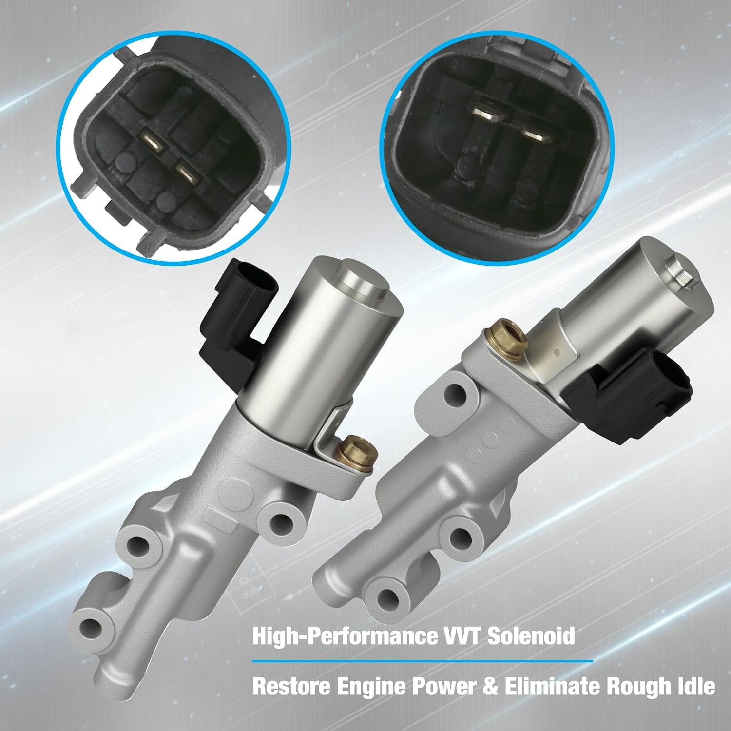 Engine Valve Variable Timing VVT Solenoid Compatible with Frontier Xterra Pathfinder Maxima Altima NV1500 NV2500 NV3500 Quest Murano 23796EA20A 23796EA20B