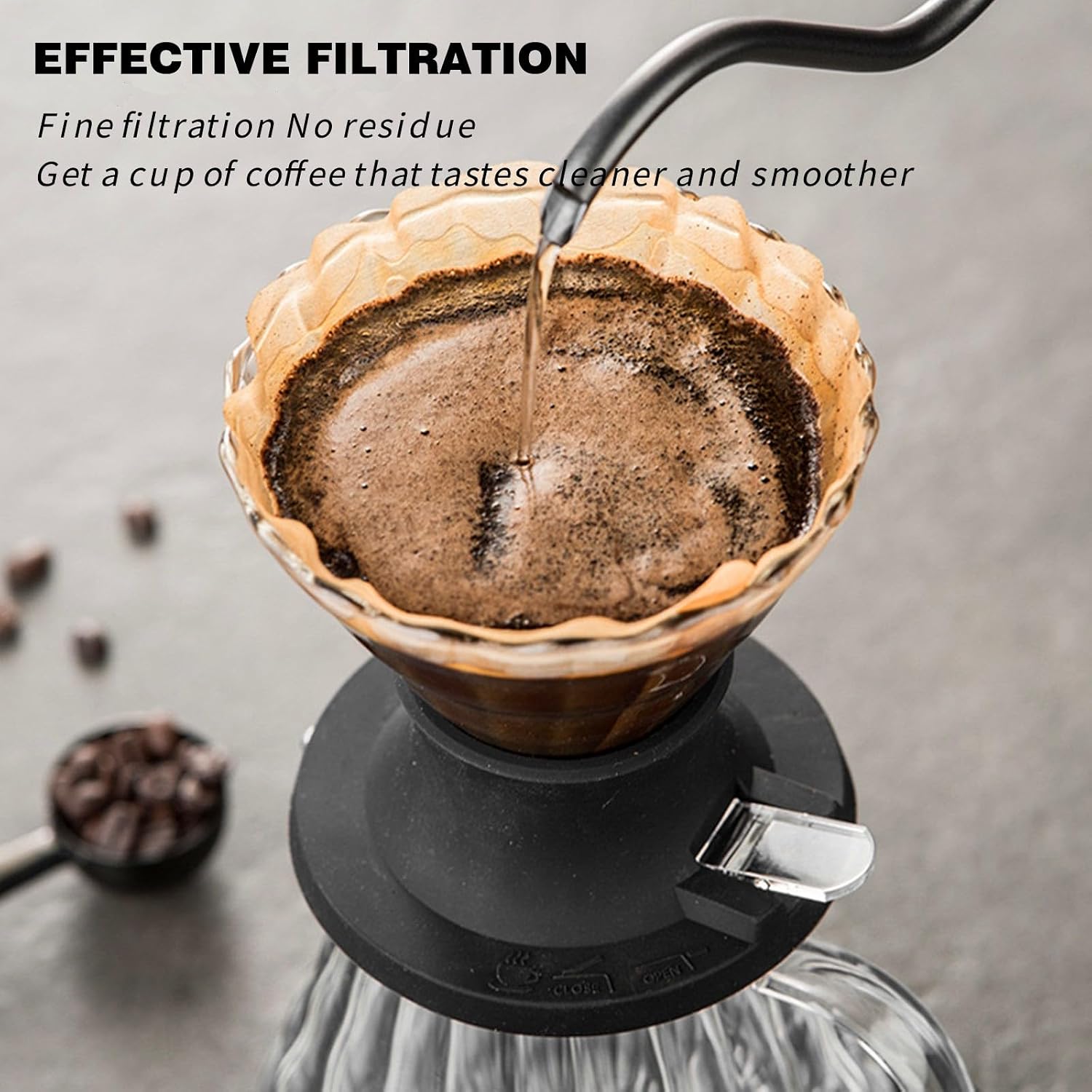 Natural Unbleached Coffee Filters, Size 02 Coffee Filter Cone Shape for Pour Over and Drip Coffee Maker, 100 Count Disposable Paper Filters 2-4 Cups image 5