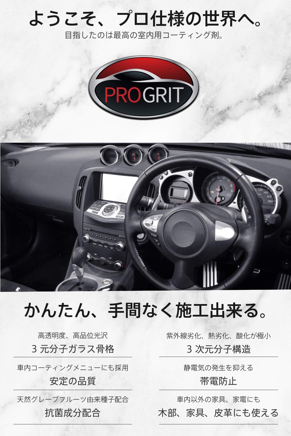 INTERIOR GUARD シートコーティング剤 商品紹介】インテリアガードで車内を綺麗に保つ！｜自動車内装用