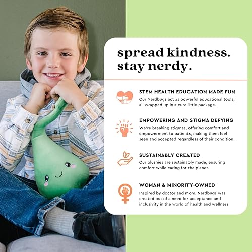 Miniatura 5 de nerdbugs Peluche de vesícula biliar - Quién vas a gall Stone Busters! - Juguete de órgano relleno de extracción de vesícula biliar (peluche), regalo