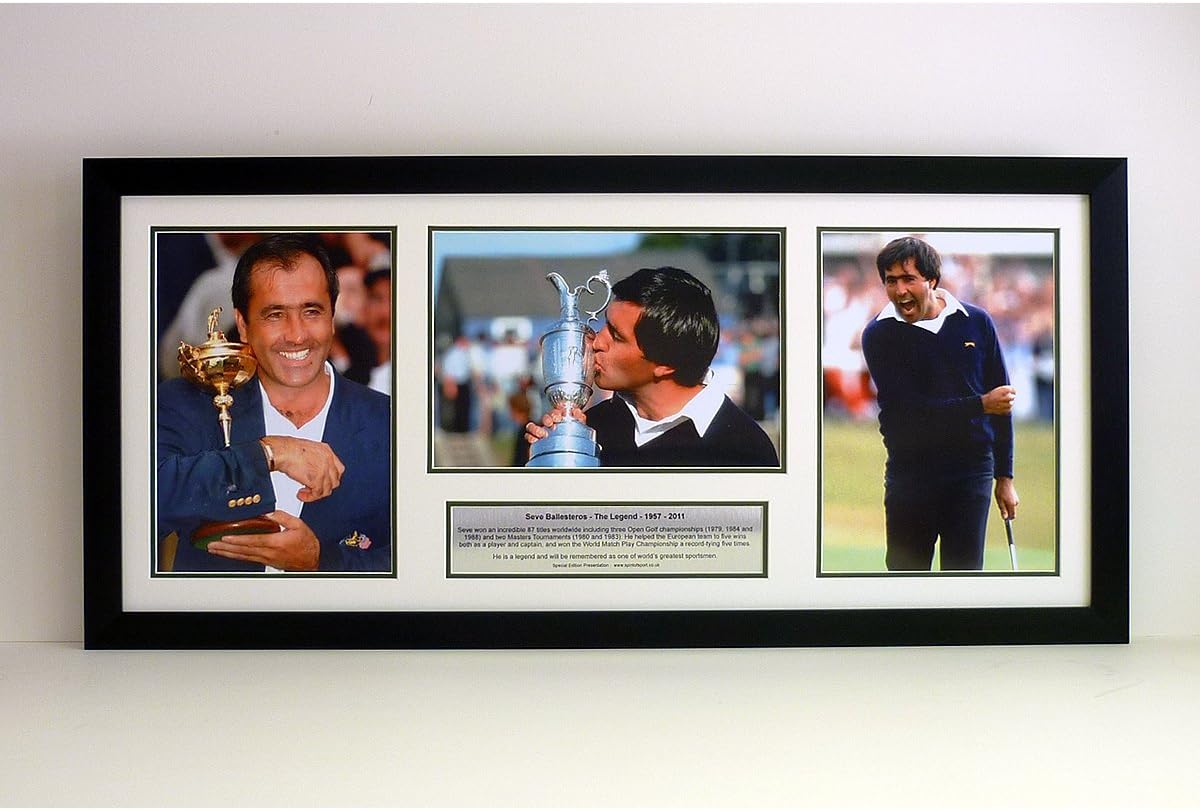 GOLFSeve Ballesteros – Special edition triple photo presentation