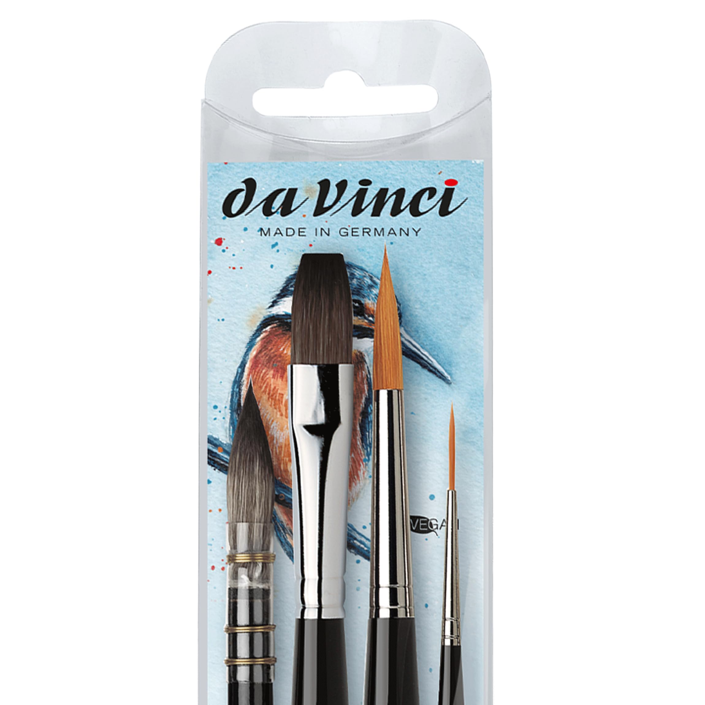 da Vinci Signature Edition Vitas Artworks Aquarell- & Gouachepinsel Größe 7 Synthetikfasern Kurzstiel Made in Germany