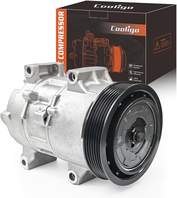 Compressor de ar-condicionado automotivo COOLIGO com embreagem para Toyota Matrix, Corolla e Scion xD – 1 unidade
