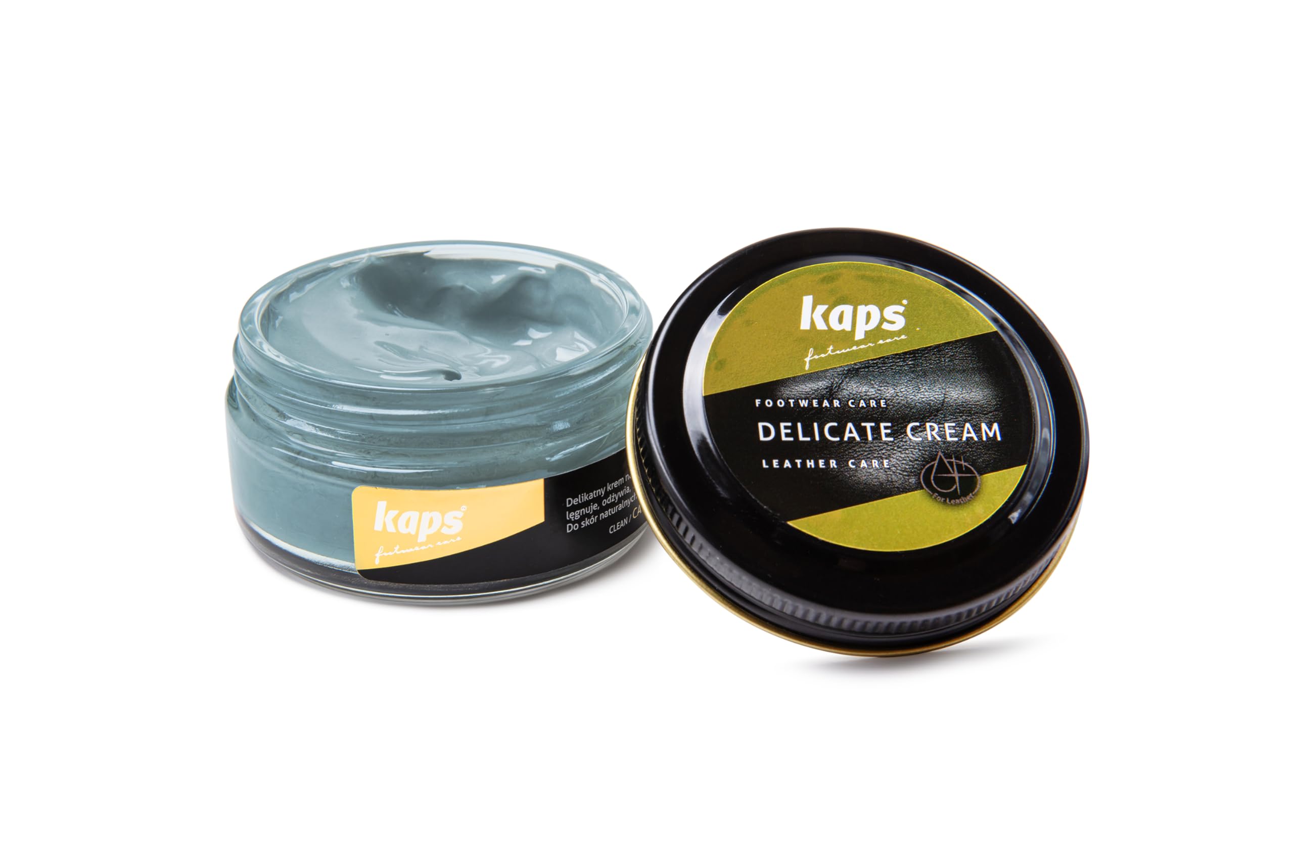 Kaps Leather Shoe Cream - Shoe Care Polish and Colour Conditioner | Refreshes Appearance | For Boots, Handbags, Furniture | Intensive Leather Care and Nourishing | 70 + Shades 50ml — view 37