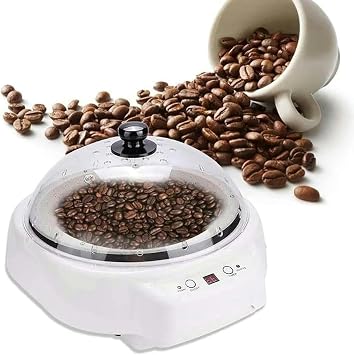 Electric Coffee Bean Roaster - Capacity 500g, Roaster with Automatic Temperature Adjustment, with Timing Function, Uniform Heating, Suitable for Roasting Coffee, Beans, Peanuts