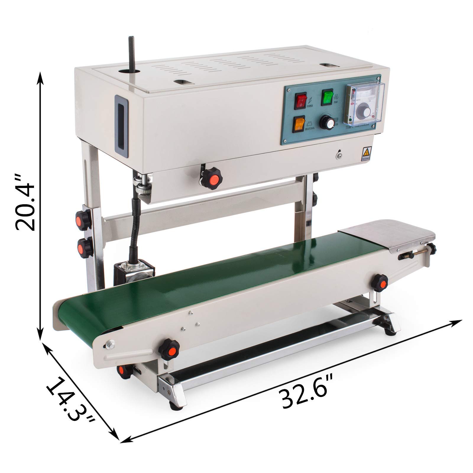 Máquina automática de sellado continuo con control digital de temperatura para un embalaje eficiente de películas de bolsas